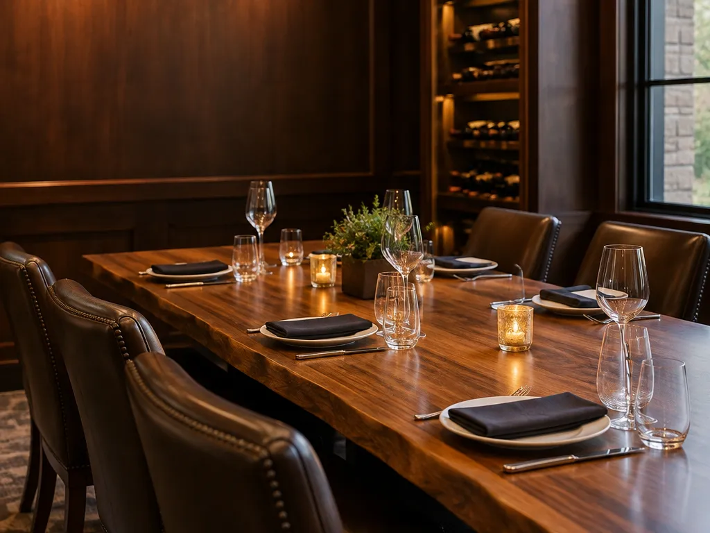 Private dining room at a steakhouse